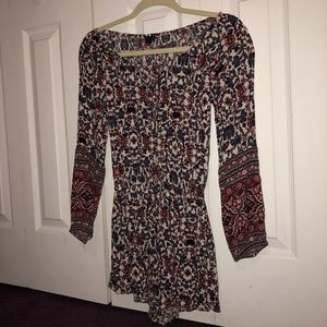 Floral Print American Eagle Romper
